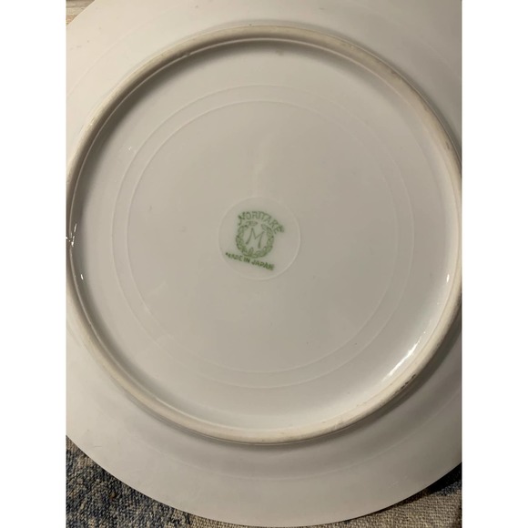 Pair of Noritake Blue Lusterware Fruit Basket Side Plates - Picture 8 of 10